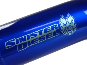 Chevrolet 2500 Performance Air Intake - Sinister Diesel - Duramax LLY - Sinister Blue - `04-`05